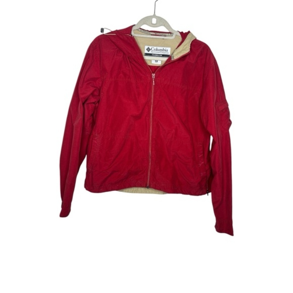 Vintage Columbia Sportswear Red Zip-Up Hooded Jacket – Women’s XL - Picture 1 of 7